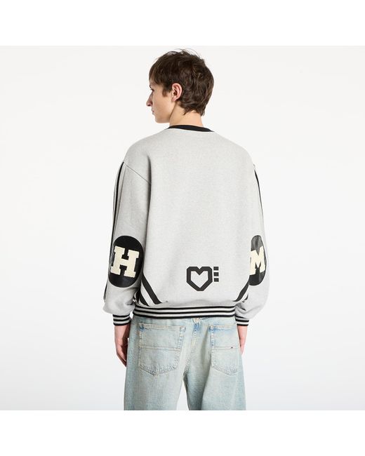 Human Made Gray Sweatshirt Elbow Patch Sweatshirt
