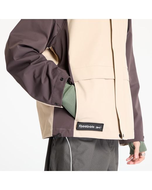 Reebok Jas Utility Shell Jacket Tan/ Unearthed in het Natural
