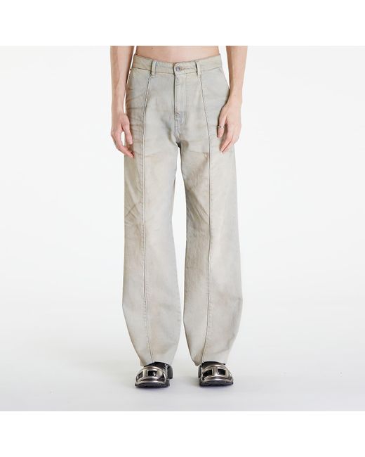 DIESEL Gray D-chino-work-s Trousers for men