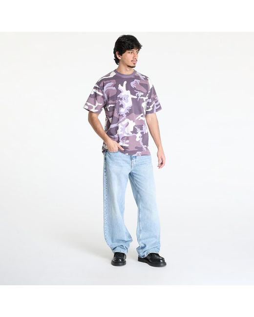 PATTA T-Shirt Basic Woodland Camo T-Shirt in het Purple