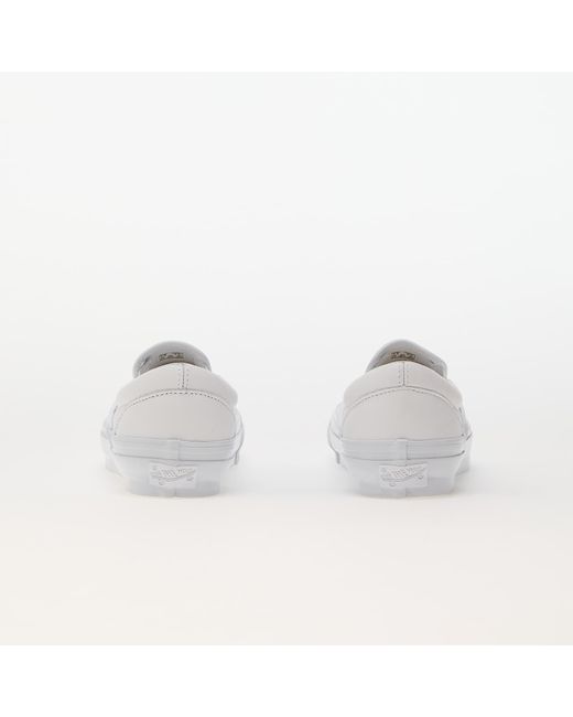 Vans White Sneakers Slip-On Reissue 98 Lx Leather/ Eur