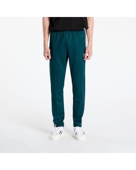 Adidas Originals Green Pants Adidas Adicolor Classics Beckenbauer Track Pants Aurora Ivy for men