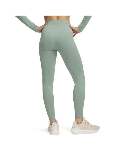 Under Armour Train Seamless Dameslegging Silica Groente Wit in het Green