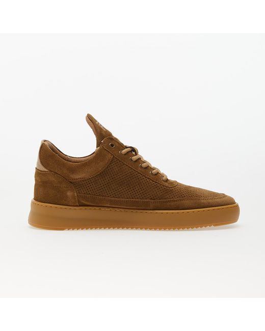 Filling Pieces Brown Sneakers low top perforated suede eur 46