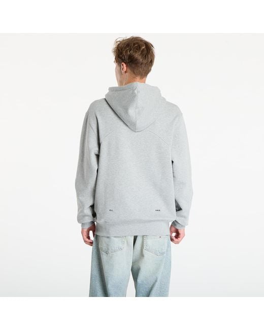 Felpa X Nocta Fleece Hoodie Dk Heather/ Matte di Nike in Gray da Uomo