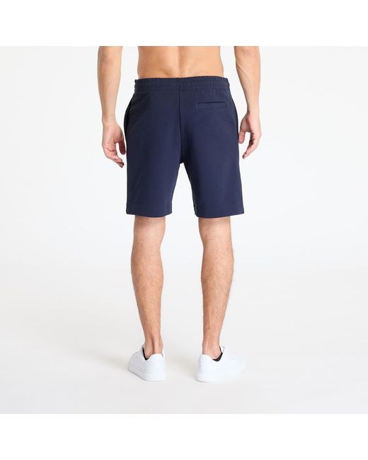 Lacoste Korte Broek Non Brushed Fleece Shorts in het Blue voor heren