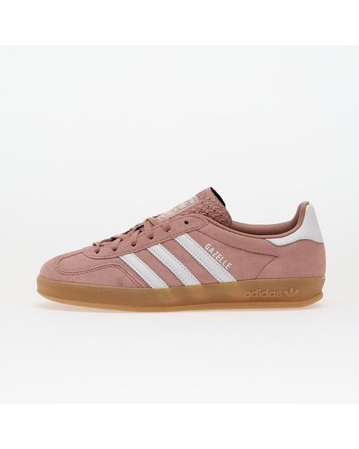 Adidas Originals Sneakers Adidas Gazelle Indoor W Warm Clay/ Ftw/ Gum Eur in het Pink
