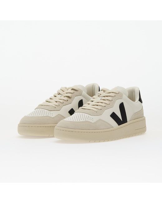 Veja Sneakers V-90 O.T. Leather White_Black Eur in Natural für Herren
