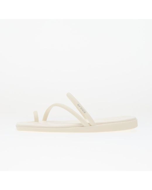 CROCSTM White Sneakers Miami Toe Loop Sandal