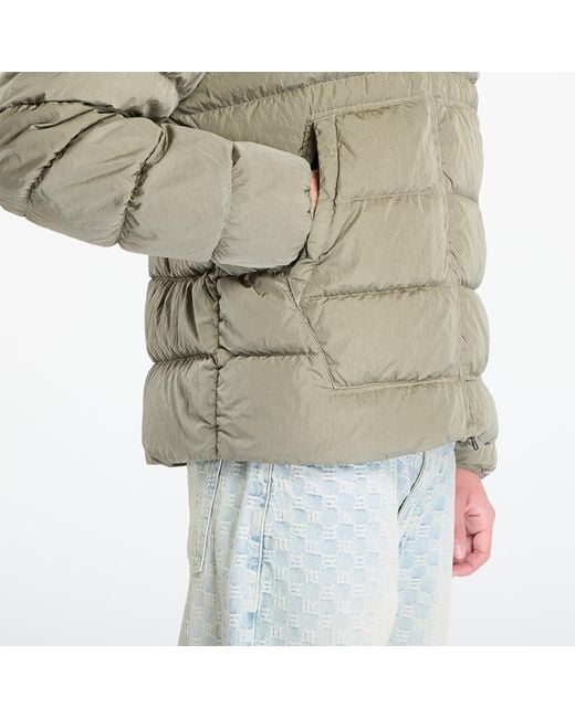 C P Company Jas Chrome-R Goggle Down Jacket in het Green voor heren