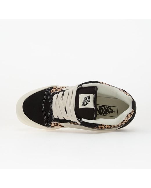 Vans Black Sneakers Knu Skool/ Leopard