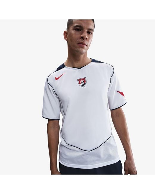 Nike Jersey Usmnt 2004 Total 90 Reissue Soccer Replica Jersey/ College/ University in het Blue voor heren