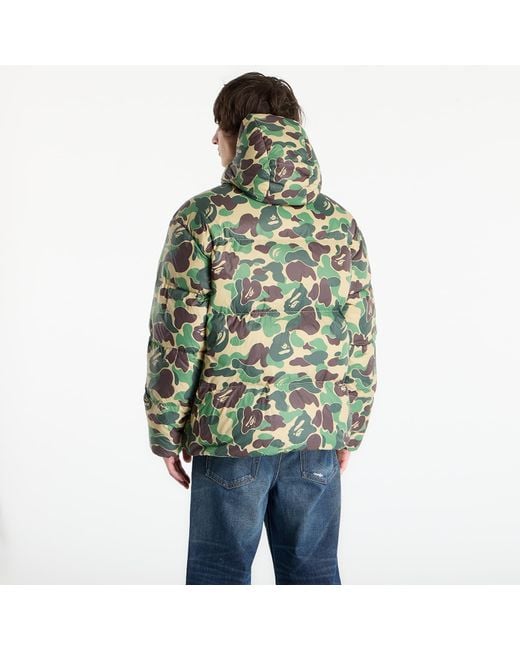 A Bathing Ape Green Jacket Abc Camo Down Jacket M for men