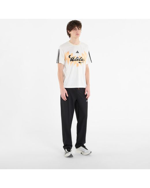 Adidas Originals T-Shirt Adidas House Of Tiro X Common Goal Jersey T-Shirt Off/ Semi Ice Tangerine in het White voor heren