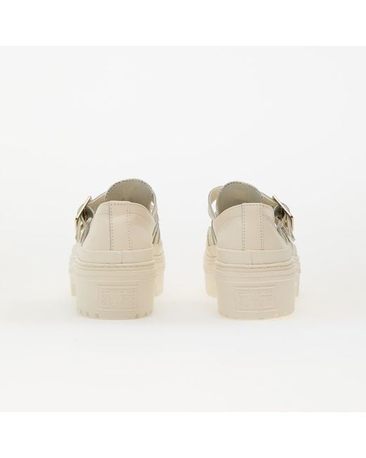 Sneakers Chuck Taylor All Star Lugged Heel Mj Ox Egret/ Egret di Converse in Natural