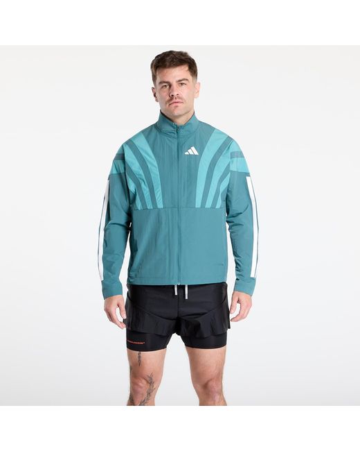 Adidas Originals Jacke Adidas Adizero Archive Running Jacket Preloved/ Carbon in Blue für Herren