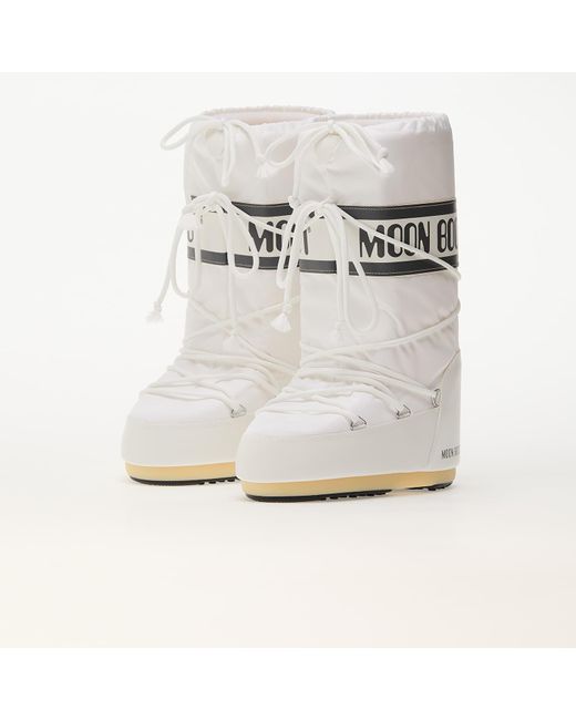 Moon Boot White Shoes Icon Nylon