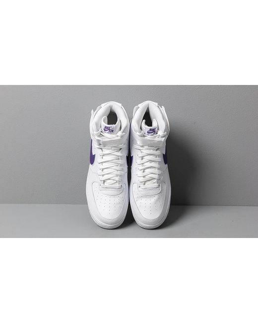 Nike air force 1 cheap mid 07 black court purple