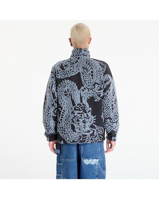 RIPNDIP Blue Jacket Haku Reversible Jacket/ Charcoal for men