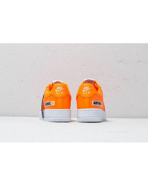 Nike Air Force 1 ́07 Lv8 Jdi Leather Total Orange/ Total Orange for Men |  Lyst