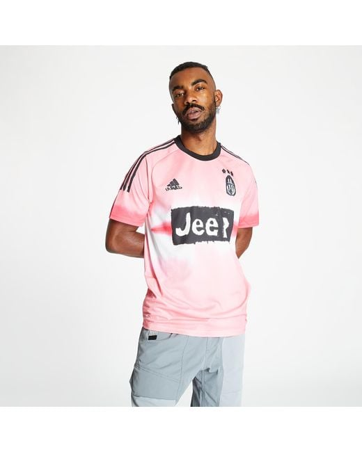 adidas Originals Adidas Juventus Human Race Jersey Glow Pink/ Black for Men  | Lyst