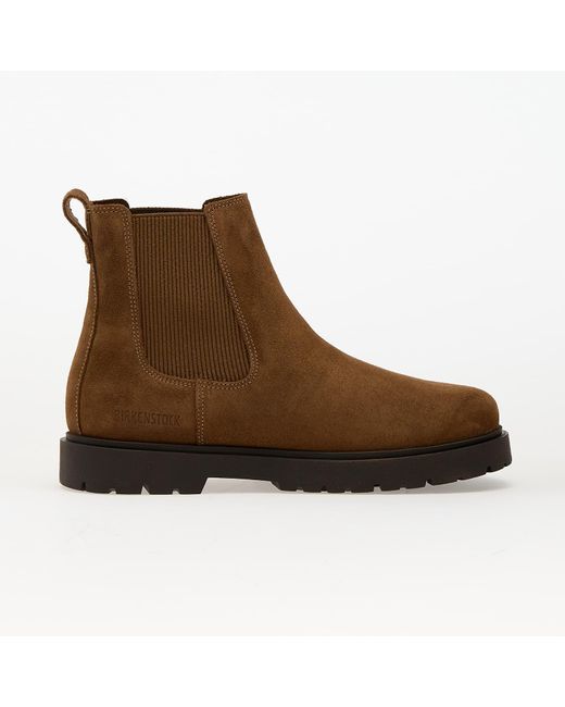 Sneakers Highwood Slip On Suede Leather Eur di Birkenstock in Brown