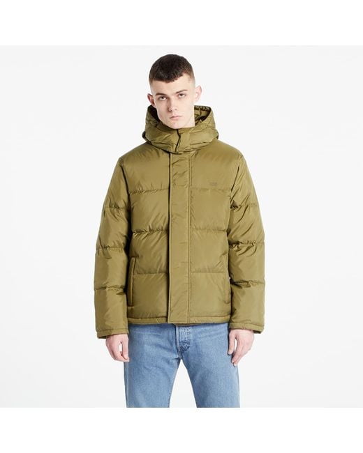 Levi's Green Jacket Laurel Short Puffer Jacket for men
