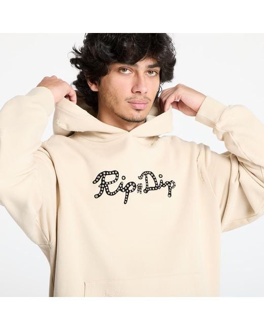 RIPNDIP Sweatshirt Script Hoodie in het Blue voor heren