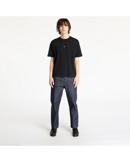 A.P.C. T-Shirt Boxy Micro Logo T-Shirt in Black für Herren