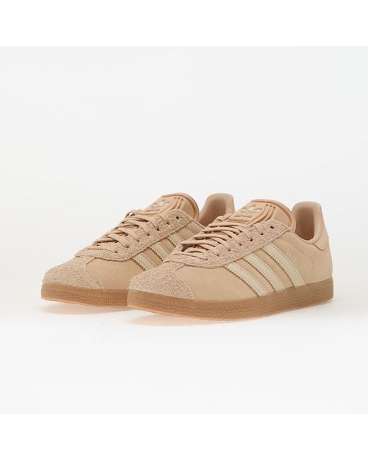 Adidas Originals Natural Sneakers Adidas Gazelle W Halo/ Crew/ Gum