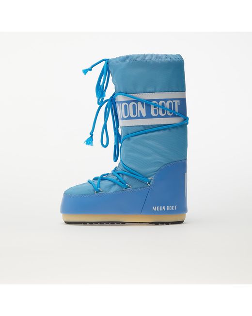 Moon Boot Blue Sneakers Icon Nylon Alaskan Eur
