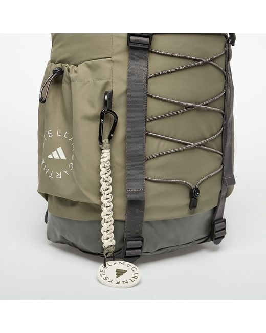 Adidas Originals Green Adidas By Stella Mccartney Backpack Legacy/ Almond Milk-Smc