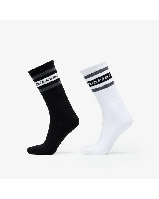 Dickies Genola 2-pack sock black/ white 11-13 für Herren