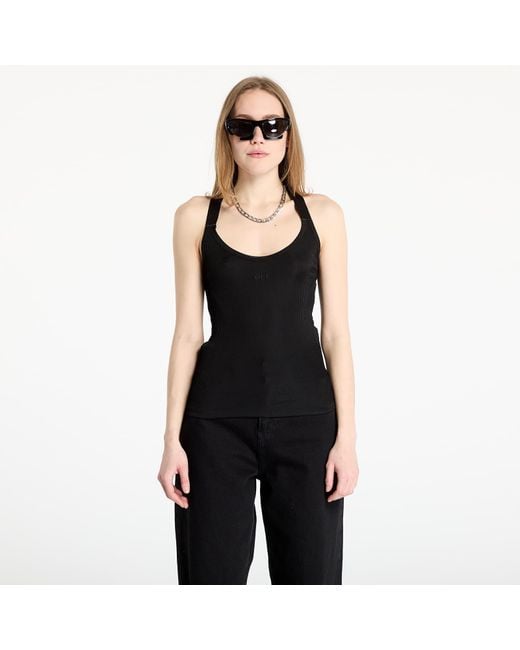 Maglia A Coste di Off-White c/o Virgil Abloh in Black