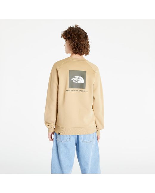 The North Face Raglan Redbox Crew - New Khaki Stone in Natural for Men |  Lyst