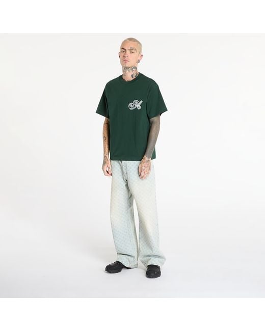 AWAKE NY T-Shirt Script Tee in het Green voor heren