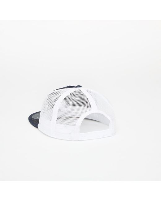 Half Dome Trucker Denim/ Leather Patch di The North Face in Blue