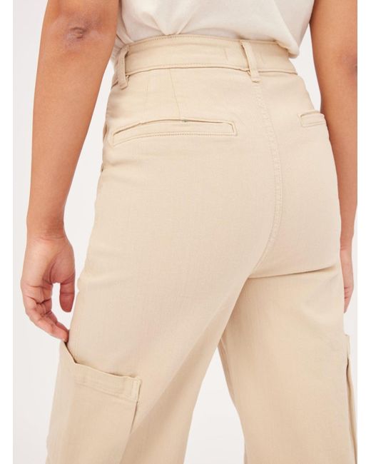 For Days Nce Wide Leg Cargo - Cappuccino in Natural | Lyst