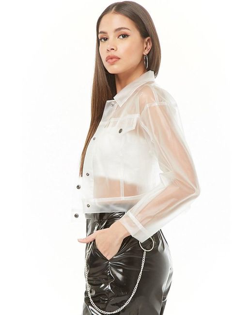transparent jacket forever 21