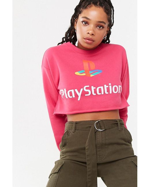 Forever 21 Fleece Playstation Graphic 