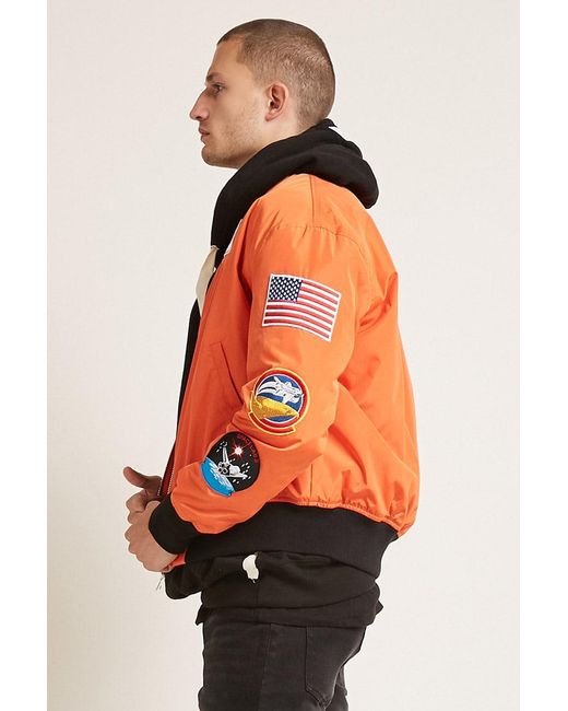 orange nasa jacket