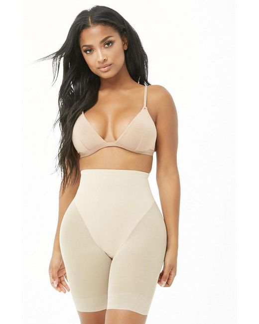 mesh trim biker shorts