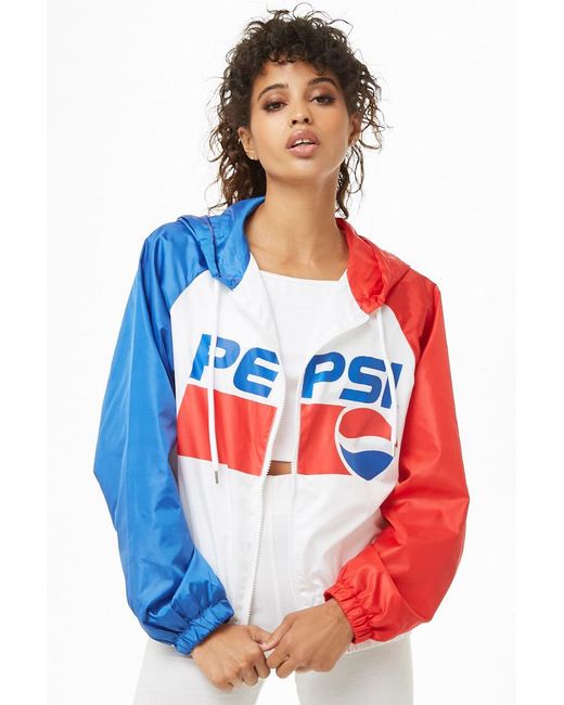 Pepsi Colorblock Windbreaker Jacket 