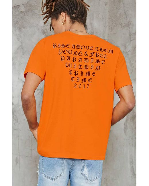 Forever 21 Cotton Paradise Graphic Tee 