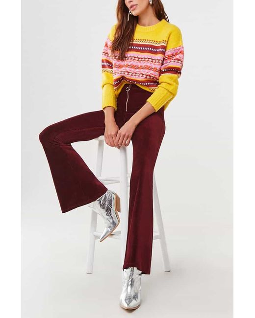 Forever 21 Corduroy Flare Pants 