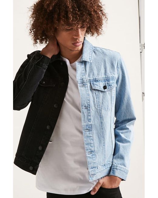 Forever 21 Reworked Denim Jacket in 