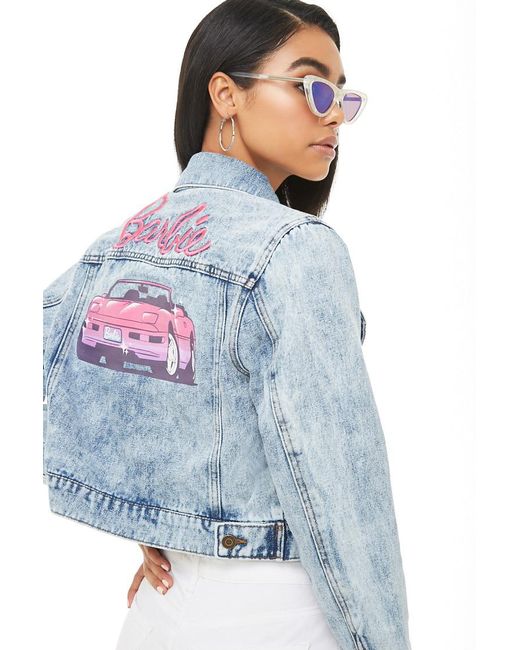Acid Wash Barbie Denim Jacket 