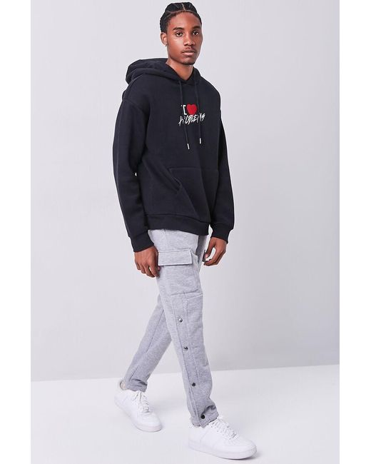 snap button sweatpants