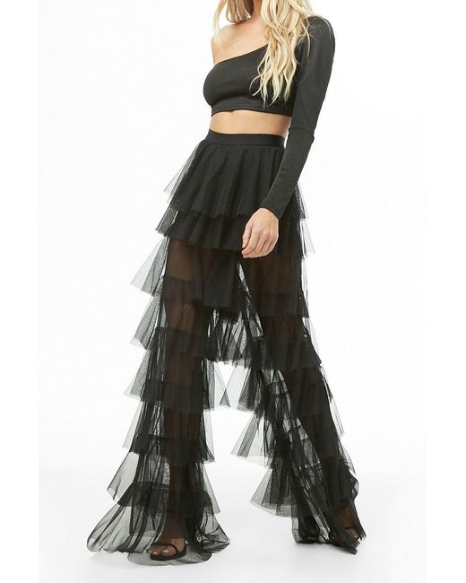Forever 21 Kikiriki Tiered Tulle Pants 