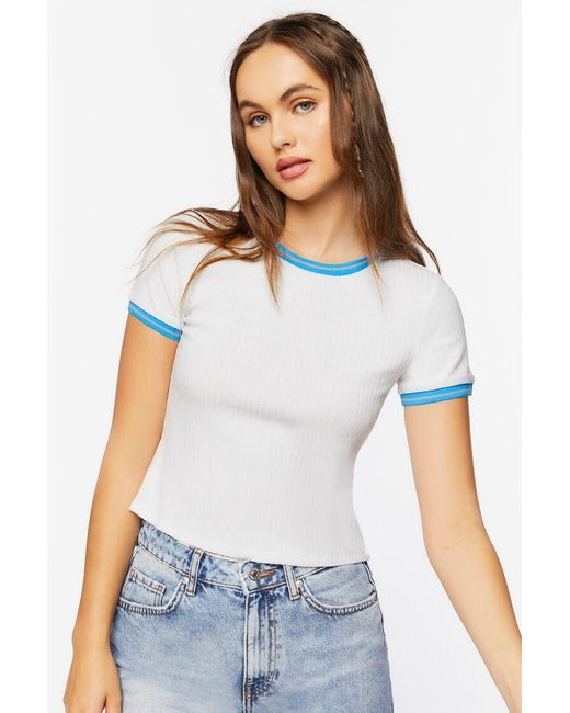 womens striped ringer tee